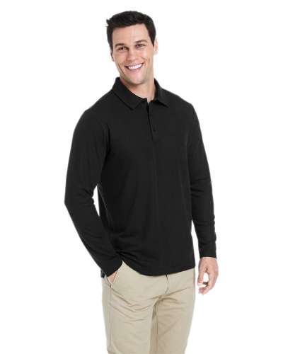 Core 365 Men's Fusion ChromaSoft Long-Sleeve Pique Polo - CE112L