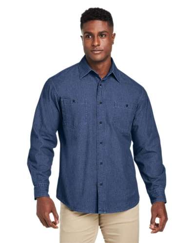 Harriton Men's Denim Shirt-Jacket - M540