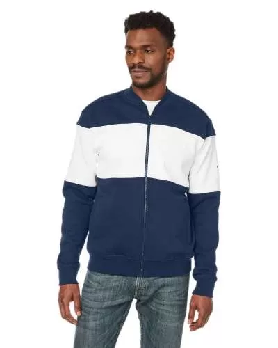 Nautica Anchor Bomber Full-Zip Fleece Jacket - N17928