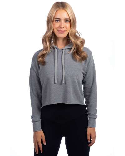 Next Level Apparel Ladies Cropped Pullover Hooded Sweatshirt - 9384