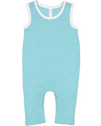 Rabbit Skins 4492 Infant Harborside Melange Tank Romper