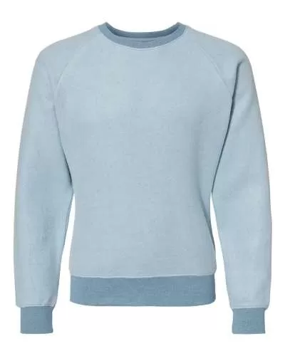 J America 8710JA Unisex Flip Side Crewneck Sweatshirt