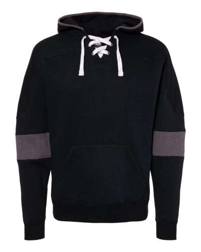 J America 8832JA Unisex Sport Lace MVP Pullover Hooded Sweatshirt