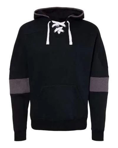 J America 8832JA Unisex Sport Lace MVP Pullover Hooded Sweatshirt