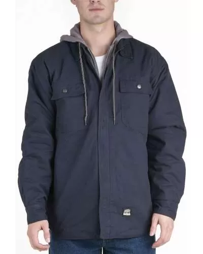 Berne SH68 Men's Throttle Hooded Shirt Jacket