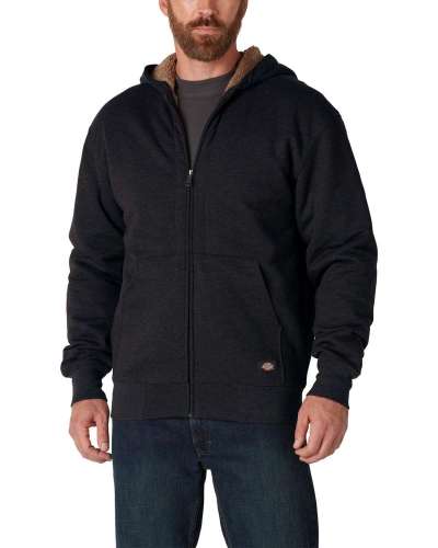 Dickies TW457 Men's Sherpa-Lined Full-Zip Hooded Sweatshirt
