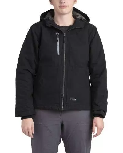 Berne WHJ64 Ladies Softstone Modern Full-Zip Hooded Jacket