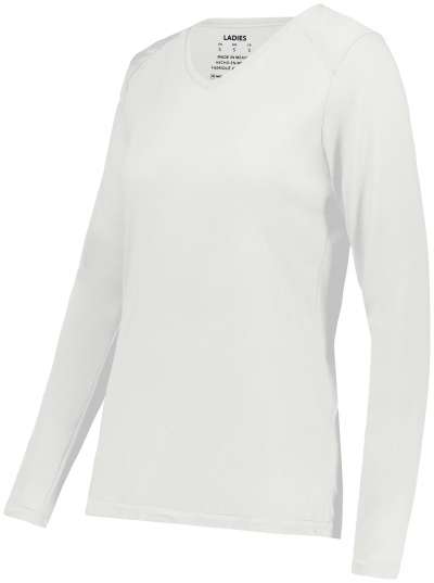 Augusta Sportswear 6847 Ladies Super Soft-Spun Poly Long Sleeve Tee