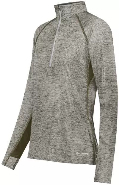 Holloway 222774 Ladies Electrify Coolcore 1/2 Zip Pullover