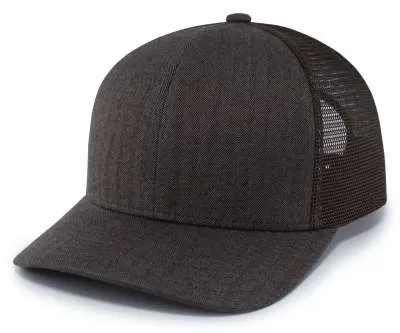 Pacific Headwear P124 Herringbone Trucker Cap