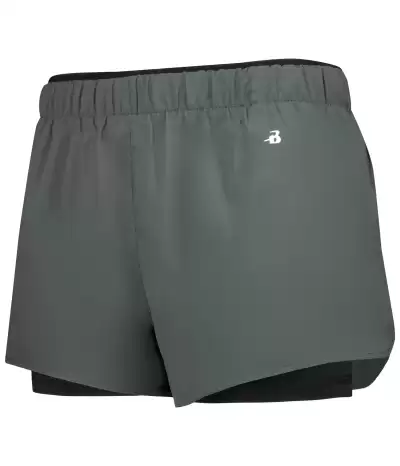 Badger Sport 615000 Ladies Double Up Short