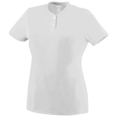 Augusta Sportswear 1212 Ladies' Wicking Two-Button Jersey