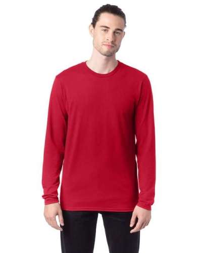 Hanes 498L Adult 4.5 oz., 100% Ringspun Cotton nano-T® Long-Sleeve T-Shirt