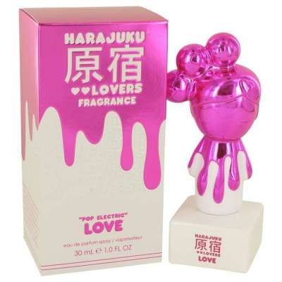 Harajuku Lovers Pop Electric Love by Gwen Stefani Eau De Parfum Spray 1 oz For Women