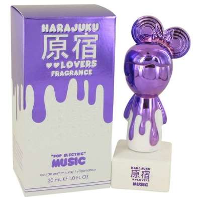 Harajuku Lovers Pop Electric Music by Gwen Stefani Eau De Parfum Spray 1 oz For Women