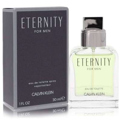 ETERNITY by Calvin Klein Eau De Toilette Spray 1 oz For Men