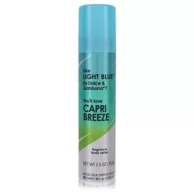 Designer Imposters Capri Breeze by Parfums De Coeur Body Spray 2.5 oz For Women