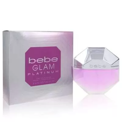 Bebe Glam Platinum by Bebe Eau De Parfum Spray 3.4 oz For Women