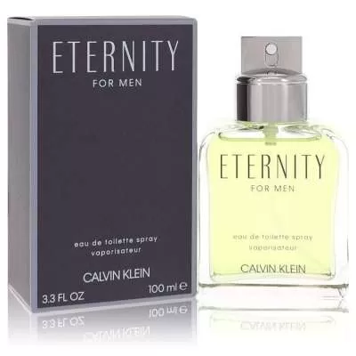 ETERNITY by Calvin Klein Eau De Toilette Spray 3.4 oz For Men