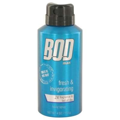 Bod Man Blue Surf by Parfums De Coeur Body spray 4 oz For Men