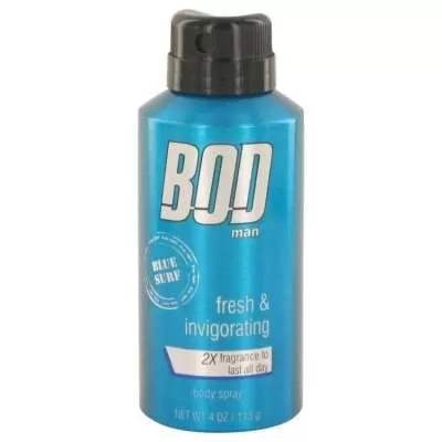 Bod Man Blue Surf by Parfums De Coeur Body spray 4 oz For Men