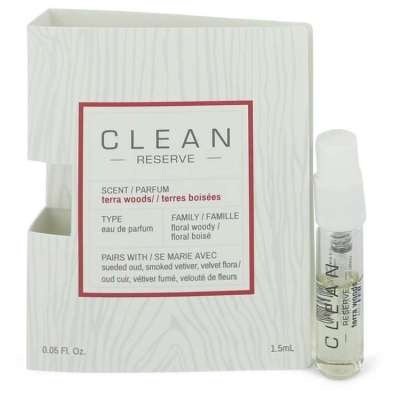 Clean Terra Woods Reserve Blend by Clean Vial (sample) .05 oz For Women