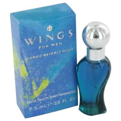 WINGS by Giorgio Beverly Hills Mini EDT Spray .25 oz For Men