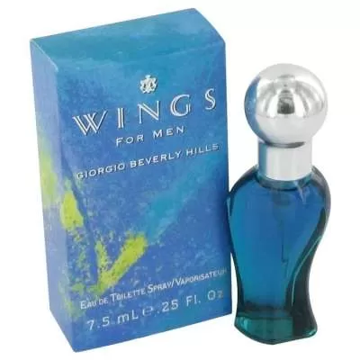 WINGS by Giorgio Beverly Hills Mini EDT Spray .25 oz For Men