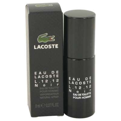 Lacoste Eau De Lacoste L.12.12 Noir by Lacoste Mini EDT Spray .27 oz For Men