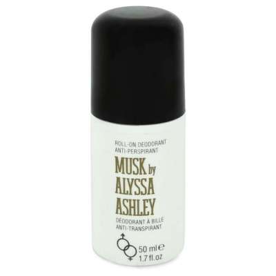Alyssa Ashley Musk by Houbigant Deodorant Roll on 1.7 oz For Women