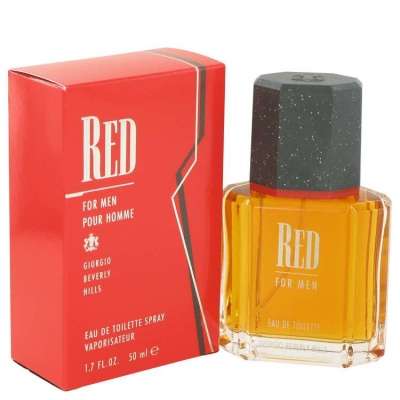 RED by Giorgio Beverly Hills Eau De Toilette Spray 1.7 oz For Men