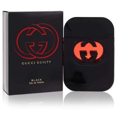 Gucci Guilty Black by Gucci Eau De Toilette Spray 2.5 oz For Women