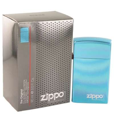Zippo Blue by Zippo Eau De Toilette Refillable Spray 3 oz For Men