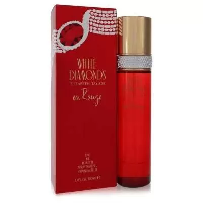 White Diamonds En Rouge by Elizabeth Taylor Eau De Toilette Spray 3.3 oz For Women