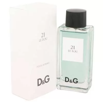 Le Fou 21 by Dolce & Gabbana Eau De Toilette Spray 3.3 oz For Men