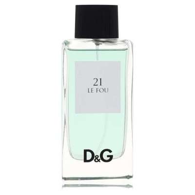 Le Fou 21 by Dolce & Gabbana Eau De Toilette spray (Tester) 3.3 oz For Men