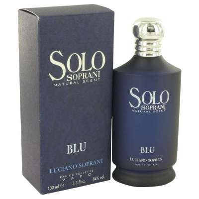Solo Soprani Blu by Luciano Soprani Eau De Toilette Spray 3.3 oz For Men