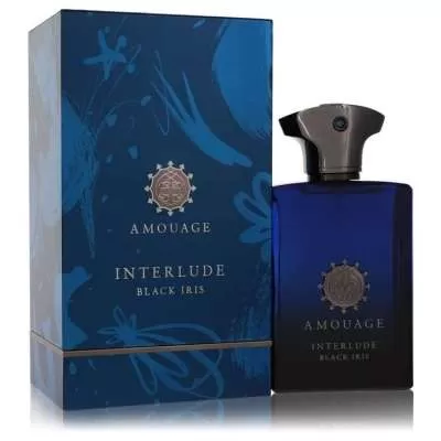 Amouage Interlude Black Iris by Amouage Eau De Parfum Spray 3.4 oz For Men