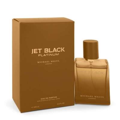 Jet Black Platinum by Michael Malul Eau De Parfum Spray 3.4 oz For Men