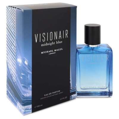 Visionair Midnight Blue by Michael Malul Eau De Parfum Spray 3.4 oz For Men