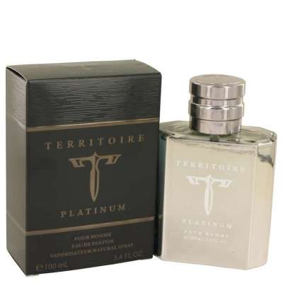 Territoire Platinum by YZY Perfume Eau De Parfum Spray 3.4 oz For Men