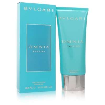 Omnia Paraiba by Bvlgari Shower Oil 3.4 oz For Women