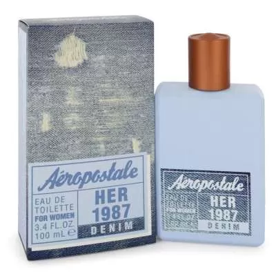 Aeropostale Her 1987 Denim by Aeropostale Eau De Toilette Spray 3.4 oz For Women