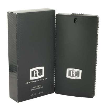 Portfolio Black by Perry Ellis Eau De Toilette Spray 3.4 oz For Men