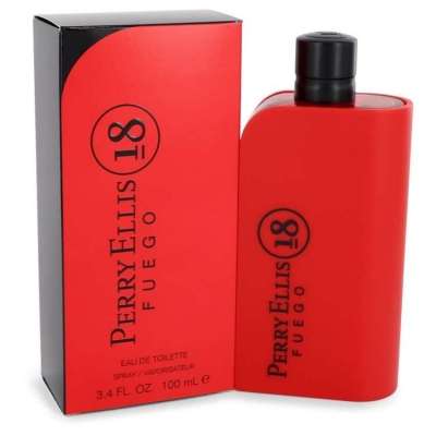 Perry Ellis 18 Fuego by Perry Ellis Eau De Toilette Spray 3.4 oz For Men