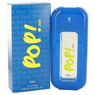 FCUK Pop Art by French Connection Eau De Toilette Spray 3.4 oz For Men