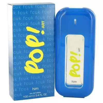 FCUK Pop Art by French Connection Eau De Toilette Spray 3.4 oz For Men