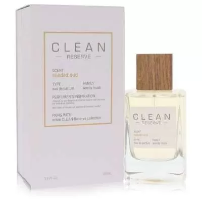 Clean Sueded Oud by Clean Eau De Parfum Spray 3.4 oz For Women