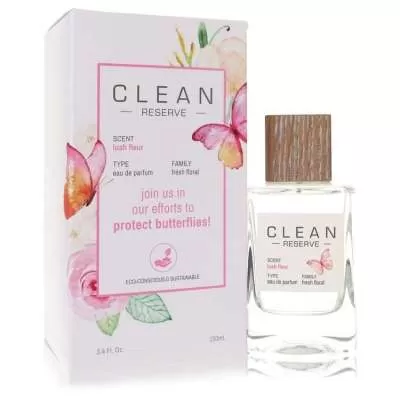 Clean Reserve Lush Fleur by Clean Eau De Parfum Spray (Butterfly Edition) 3.4 oz For Women