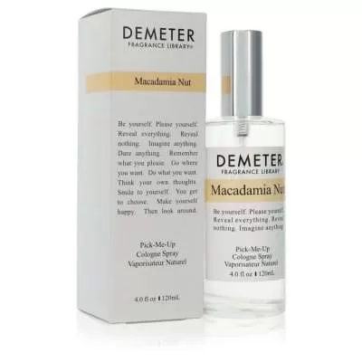 Demeter Macadamia Nut by Demeter Cologne Spray (Unisex) 4 oz For Women